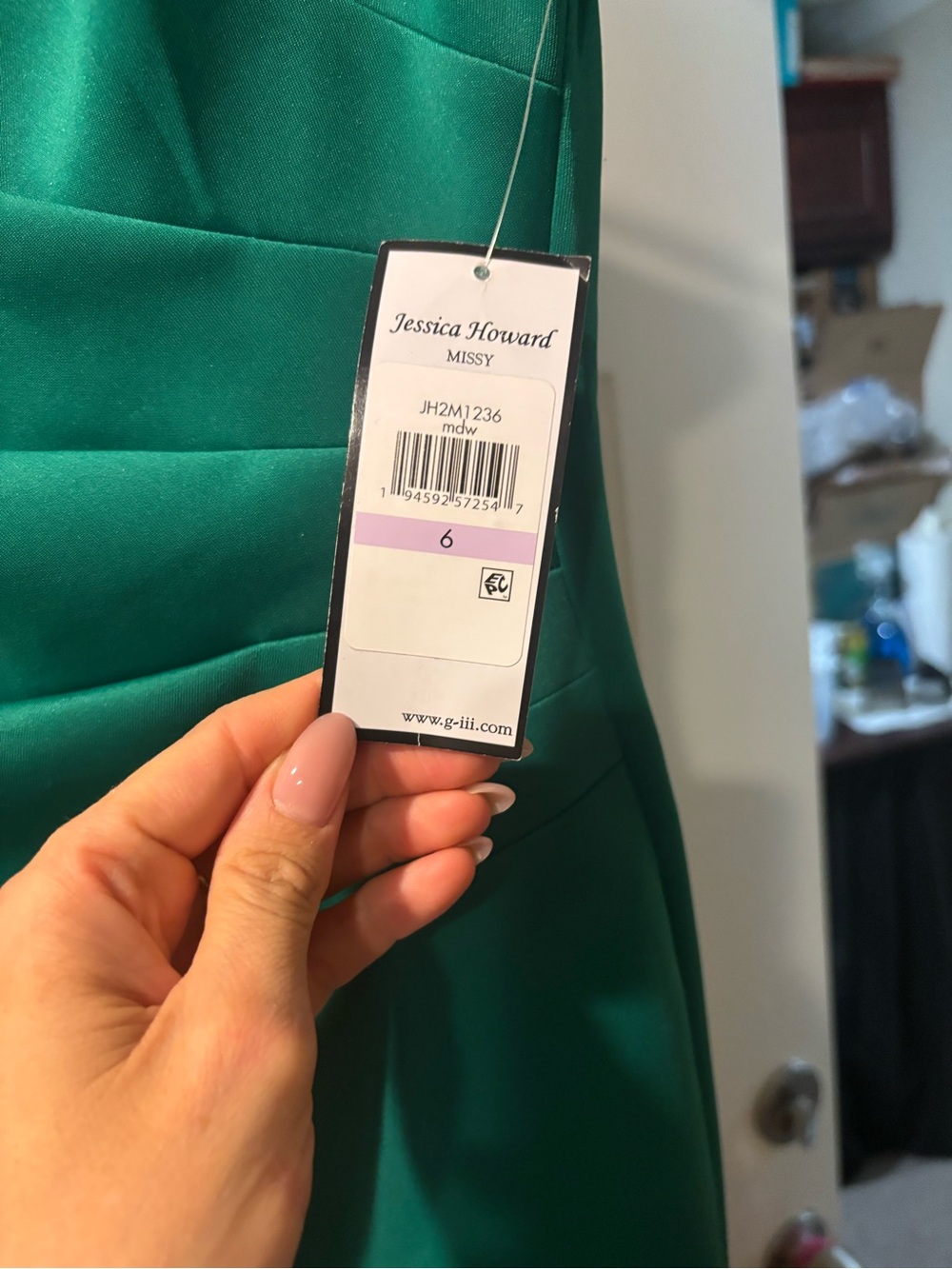 NWT Jessica Howard Emerald Green Formal Dress